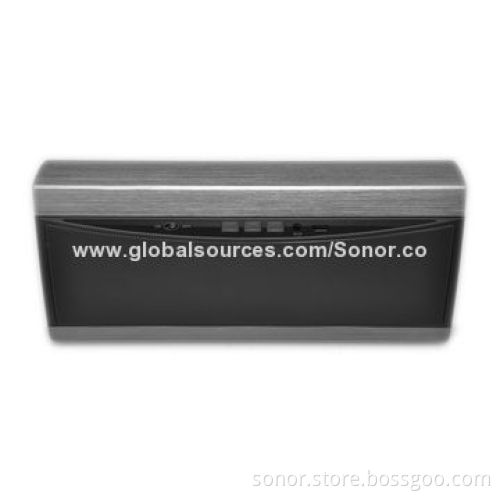 Desktop Bluetooth Speaker with Aux-in, Handsfree, 6 RMS, Built-in Li-ion Battery